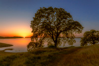 Folsom Lake at sundown